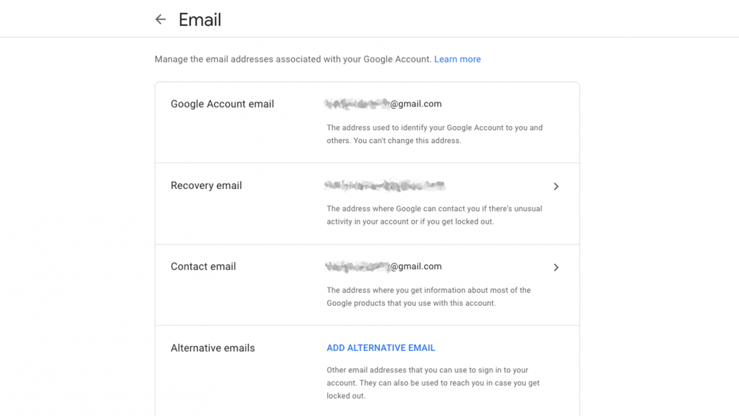 How to change gmail id